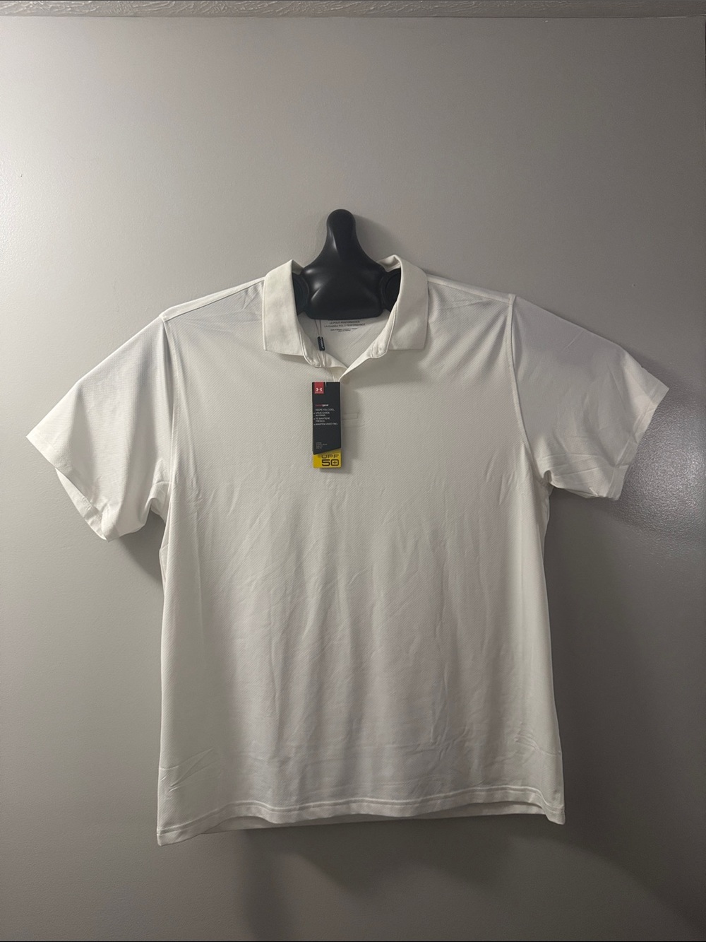 Under Armour White Men's Performance Polo